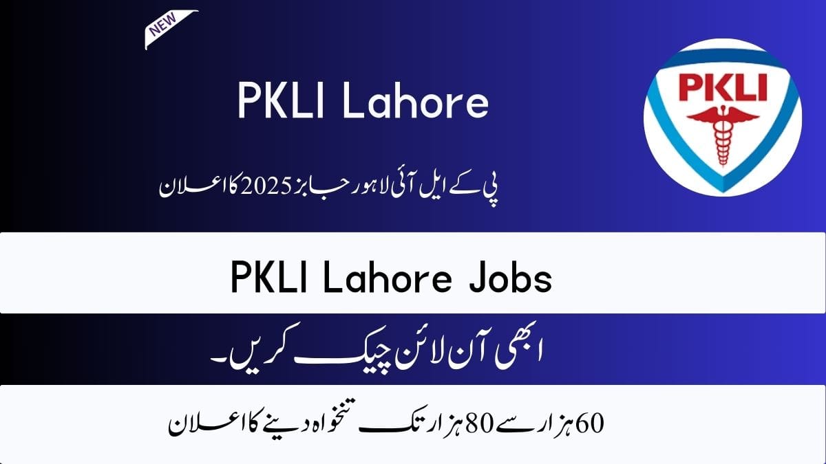 PKLI Lahore Jobs 2025 Apply Online jobs.pkli.org.pk440