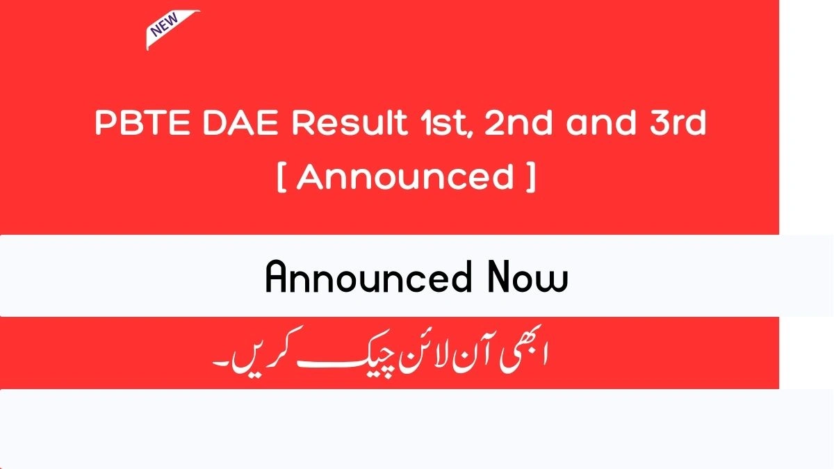 PBTE DAE Result 2026 1st, 2nd and 3rd [ Announced ]
